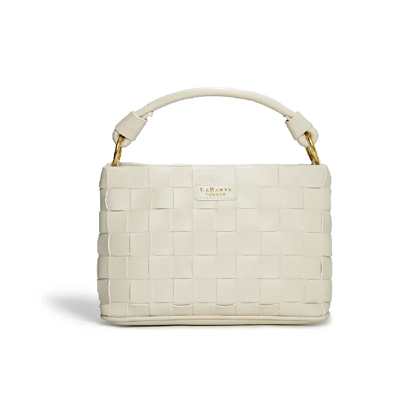 Flash Sale Now Bella White Vegan Mini Crossbody Bag (Pre-order for March 2025 delivery)