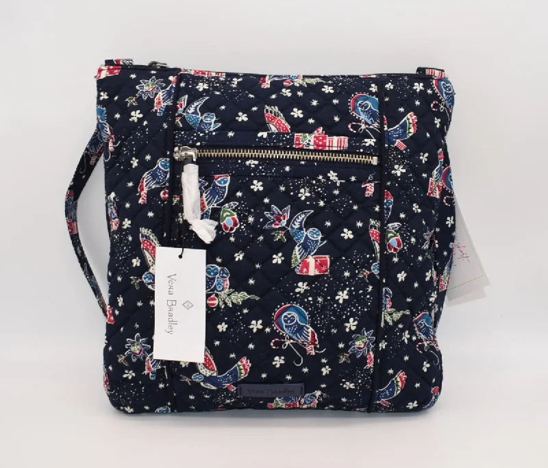 Designer-Inspired Bags At Budget-Friendly Prices Vera Bradley Iconic Hipster Crossbody Bag in Holiday Owls