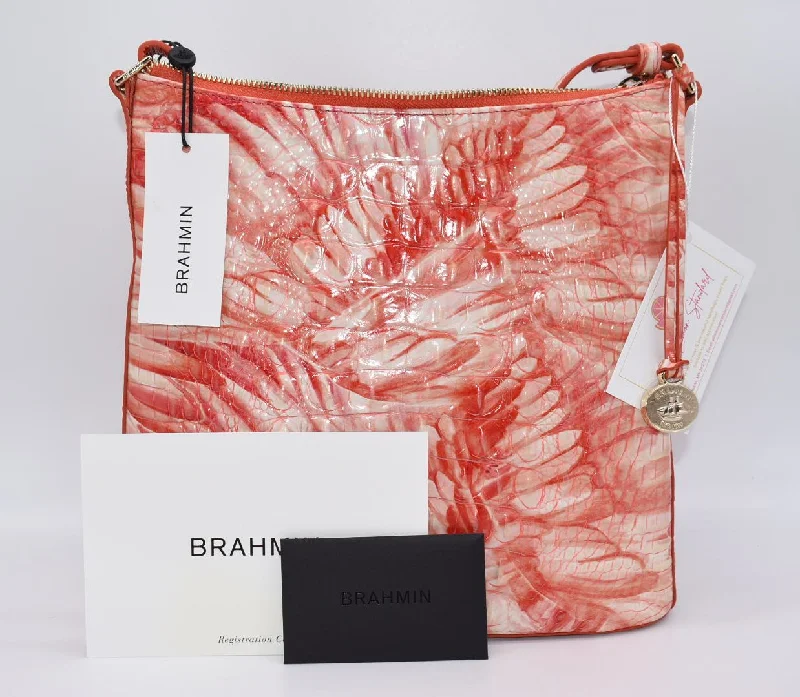 You'll Love Us Because Brahmin Katie Crossbody Bag in Pink Flamingo Melbourne