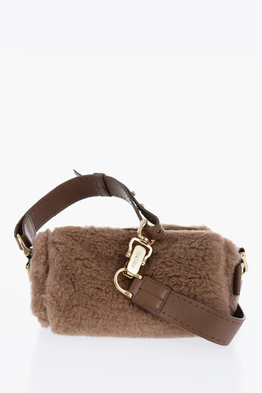 Fashion Sale Max Mara Sfilata Camel Teddyrolls Crossbody Bag