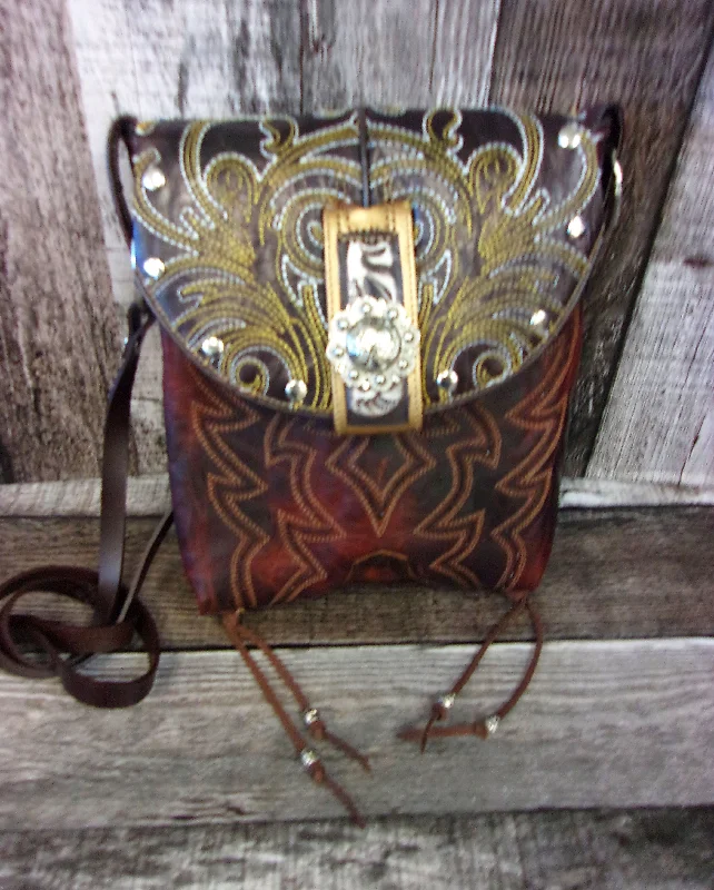 Budget-Friendly Fashion Small Cowboy Boot Purse sm279