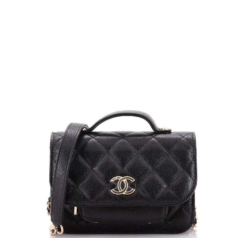 Designer Bags For Luxury Collectors Business Affinity Flap Bag Quilted Caviar Mini