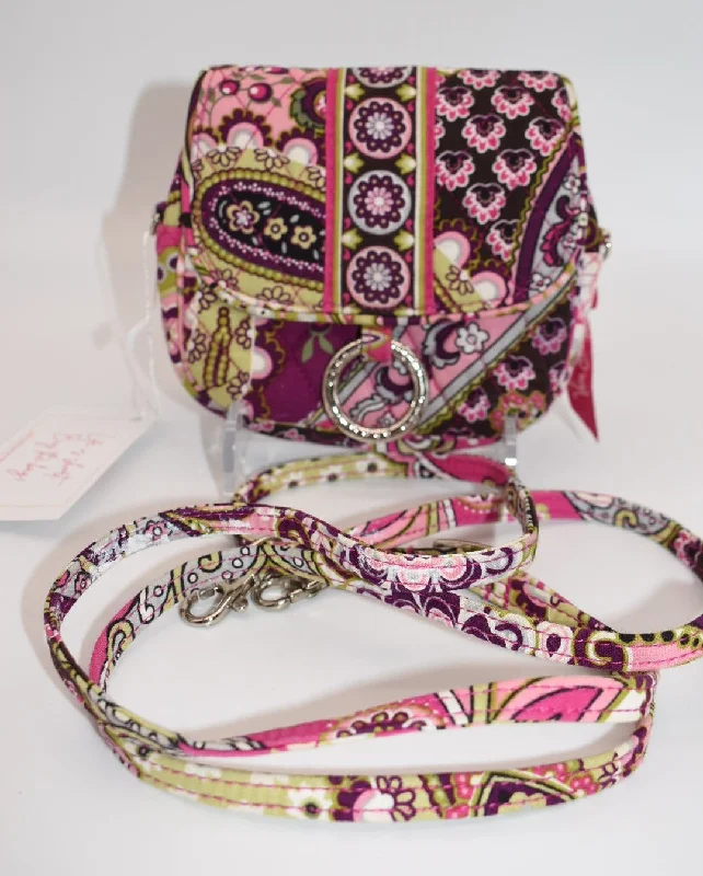 Laid-Back Fashion Offers Vera Bradley "Shoot from the Hip" Convertible Crossbody Bag in Very Berry Paisley