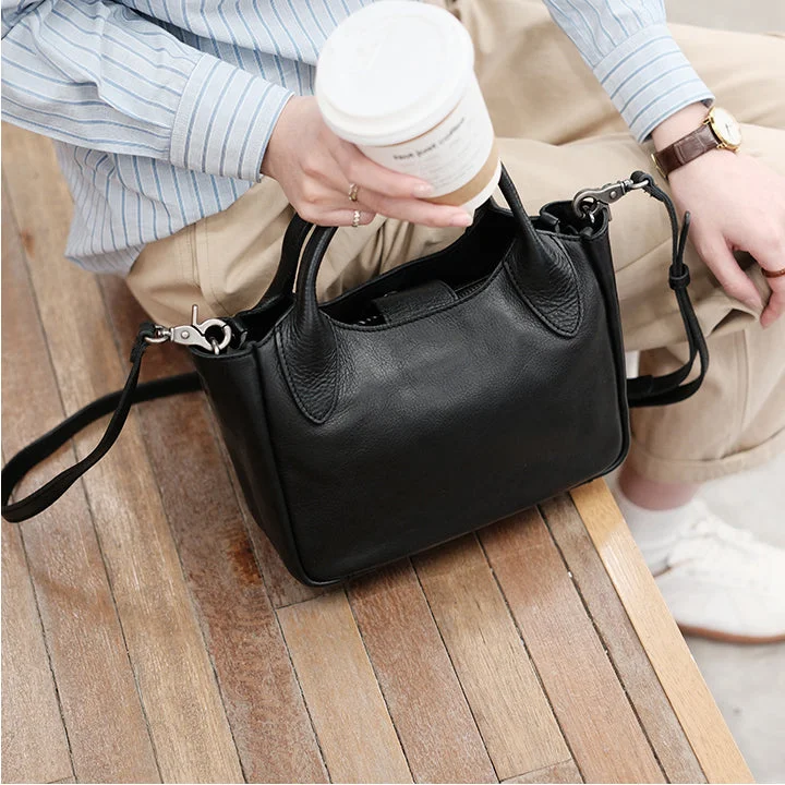 Fashion Forward Femininity Classic Womens Leather Crossbody Tote Bag Small Shoulder Handbags