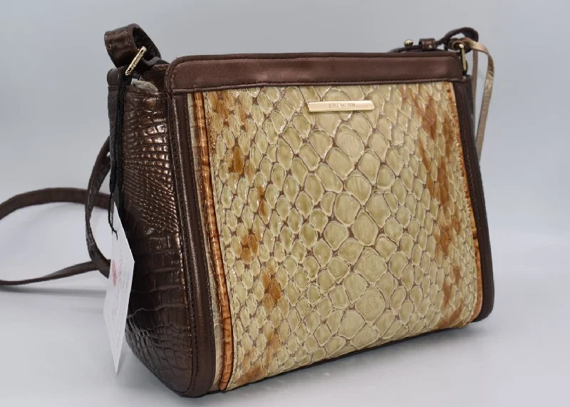 Stylish And Affordable Bags For Every Occasion Brahmin Carrie Crossbody Bag in Honey Carlisle