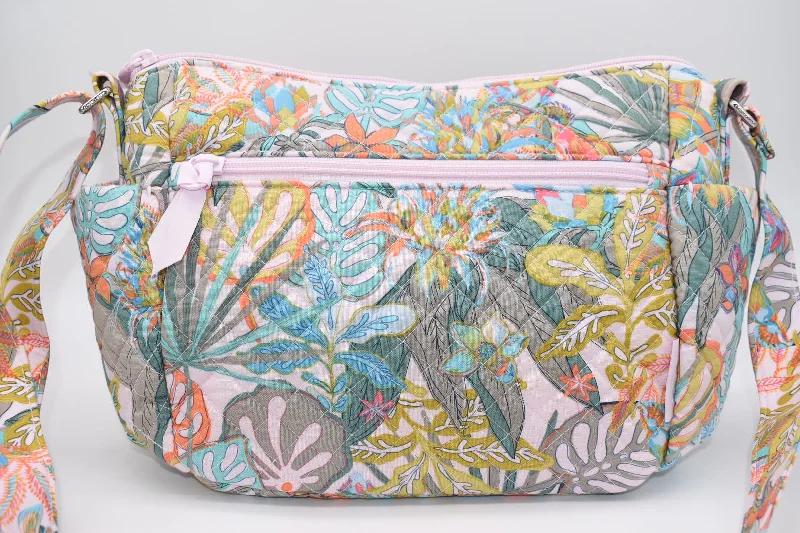 Cozy Chic Promotions Vera Bradley On the Go Crossbody Bag in Rain Forest Canopy Pattern