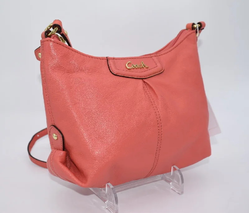 Flash Sales On Premium And High-Quality Bags Coach Ashley Leather Swing Pack Crossbody Bag "Persimmon Orange"