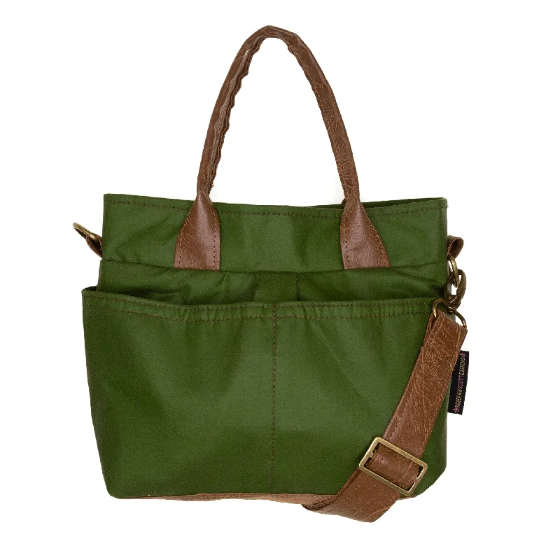 Discounted Designer Bags For Clearance Sale Sarah Premier: Lemongrass Waxed Canvas