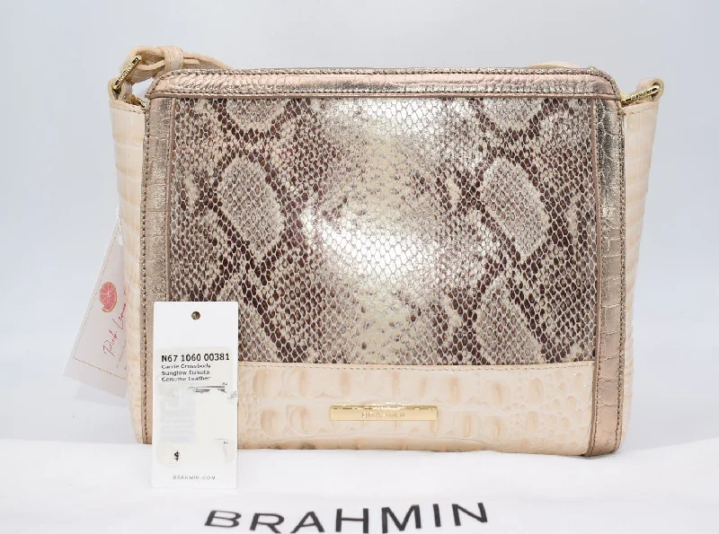 Style Upgrade Brahmin Carrie Crossbody Bag in Sunglow Dakota