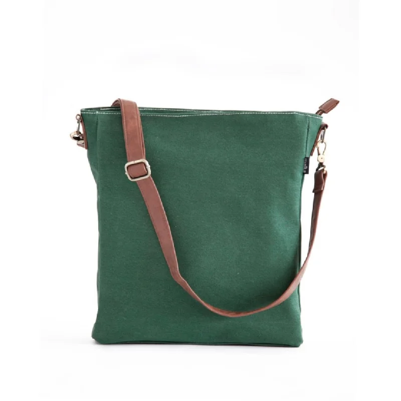 Bags For Sporty And Athletic Styles City Sling - Waxed Hunter Green