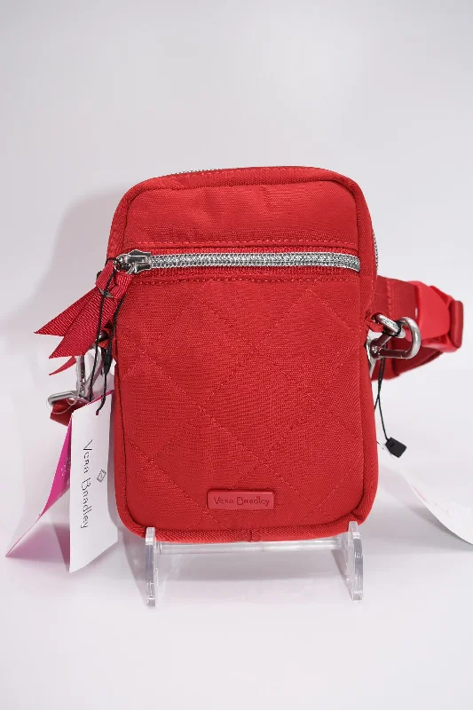 Imeless Style Vera Bradley RFID Small Convertible Crossbody in "Cardinal Red"