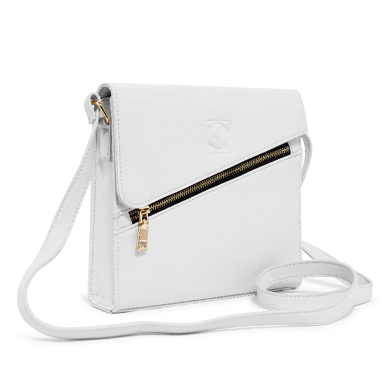 Forward Trendsetter White Rhino Cashew Signature Vegan Shoulder Bag