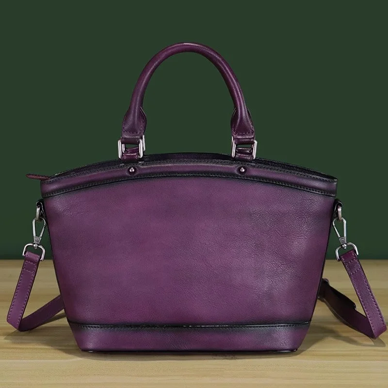 Black Friday Deals On Stylish Handbags Chic Womens Leather Small Crossbody Bag Purple Leather Handbags