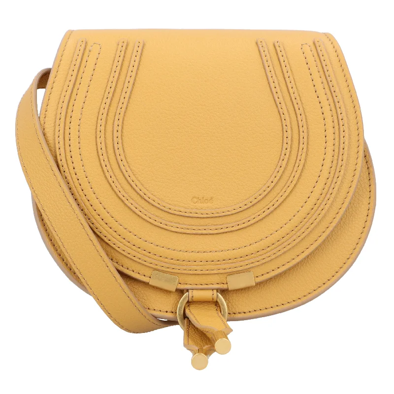 Urban Elegance Deals Chloé Small Marcie Saddle Bag Yellow