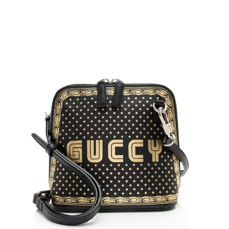 Luxury Bags On Sale Gucci Calfskin Star Print Guccy Mini Shoulder Bag