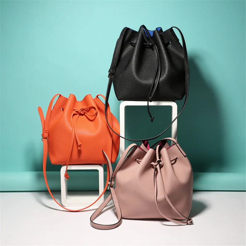 Seasonal Clearance Bags For Summer est M Bucket Bag All-Match Women PU Leather Hand Bag Top Famous Designer Bags Cross-Body Handbag Fashion Women Bags