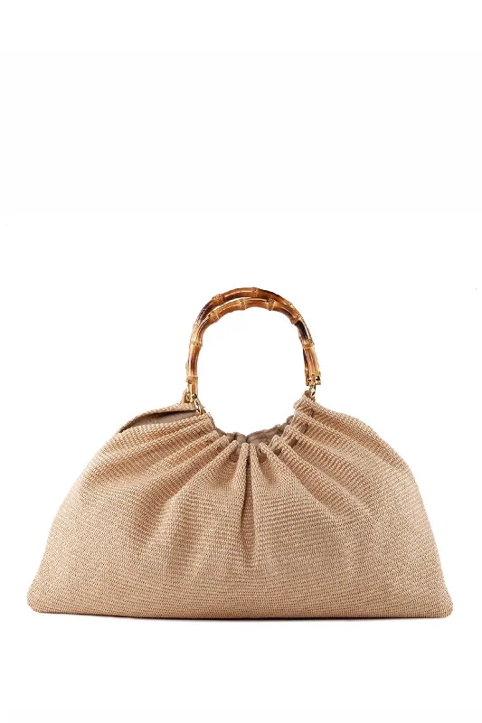 Chic Style, Always In Vogue Husk Sophie Bag - Natural