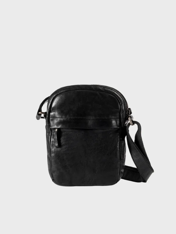 Limited Time Special Offer Aunts & Uncles Bags Van Dyke Crossover Bag Charcoal Black