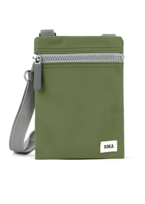 Lightweight And Functional Bags For Travel And Work Chelsea Pocket Sling- Avocado