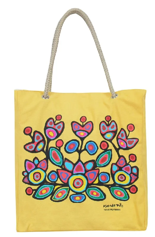 Versatile Bags That Suit Any Outfit Or Event Eco Bag - Floral On Yellow (6041)