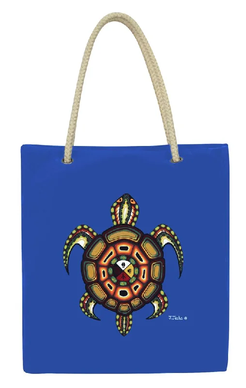 Compact Bags For Minimalist Travelers Eco Bag - Medicine Turtle (6084)