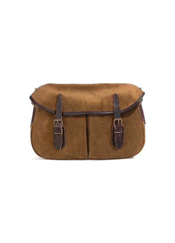 Black Friday Deals On Stylish Handbags FISHERMAN'S MUSETTE S | Suede | Tobacco