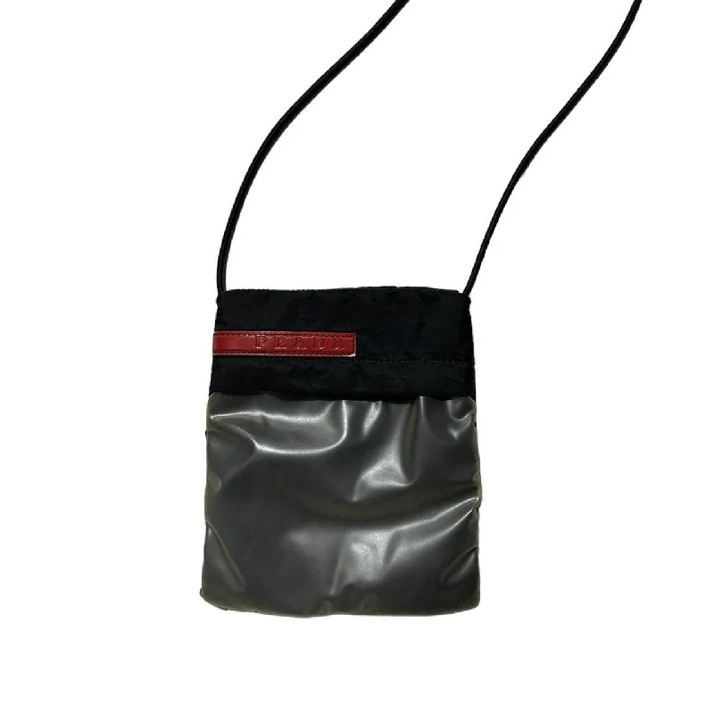 Trendy Looks On Sale Prada 1999 Opaque Black Side Bag