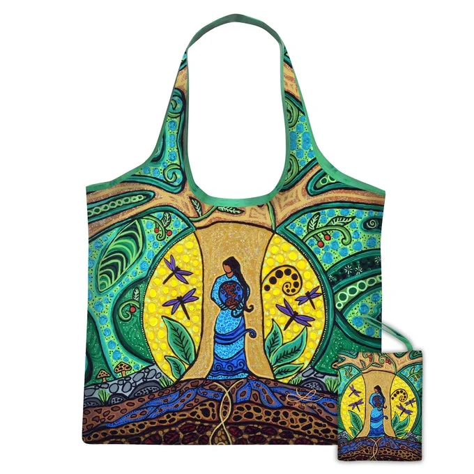 Fashionista Favorites Reusable Bag - Strong Earth Woman (6308)