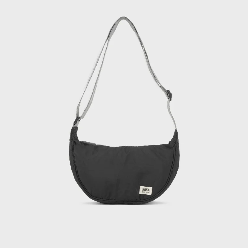 Stylish Statements Roka Farringdon Black Recycled Taslon Bag