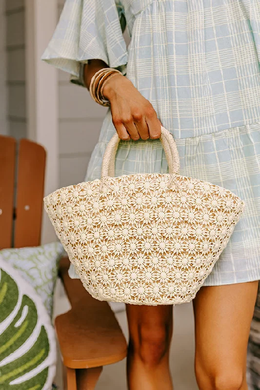 Inspired By You, Designed For You Sun And Fun Woven Bag In Yellow