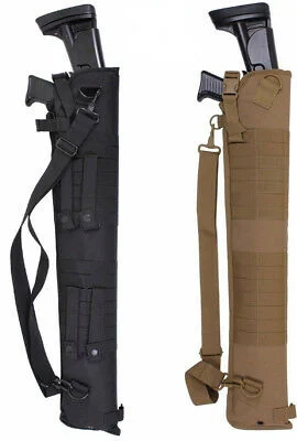 Polished Style Deals Tactical Shotgun Carry Holster Scabbard | Black or Coyote