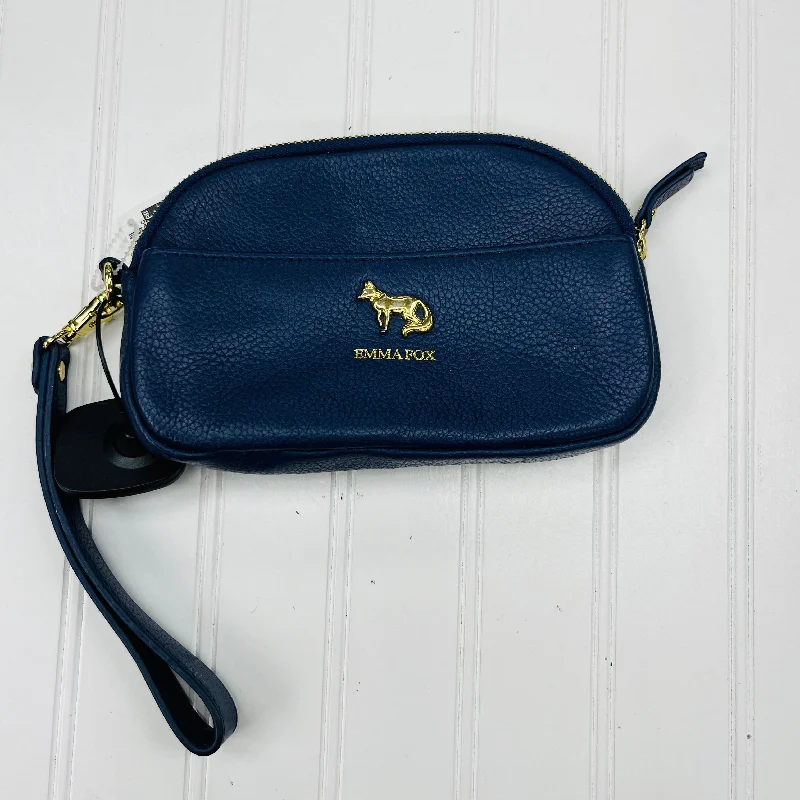 Bags For Personalized Gifts Navy Wristlet emma fox Size Medium