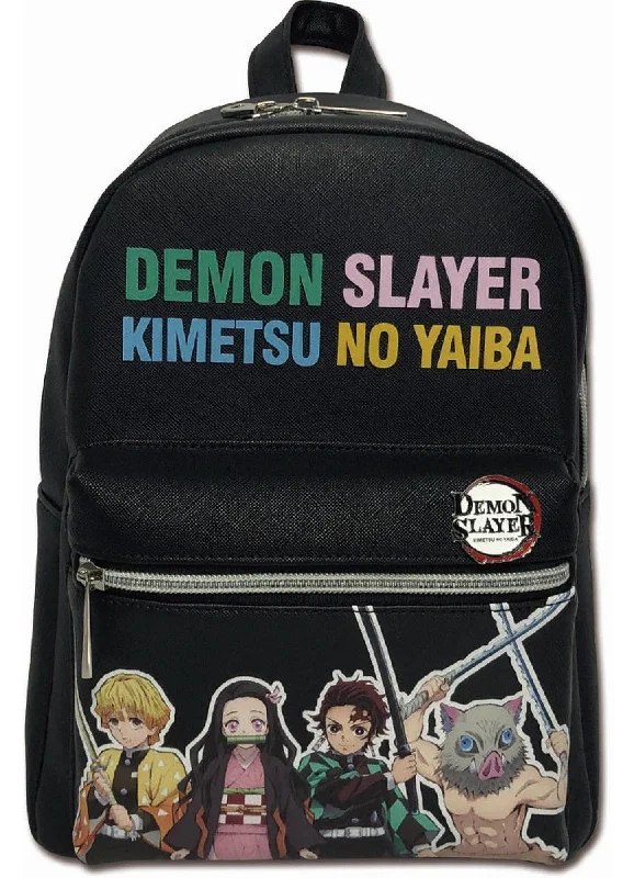 Eco-Friendly Bags With Discounts Demon Slayer - Group Mini Backpack