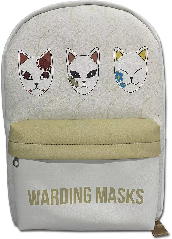 Affordable Bags For Budget Shoppers Demon Slayer - Warding Masks Backpack #B (Pu)