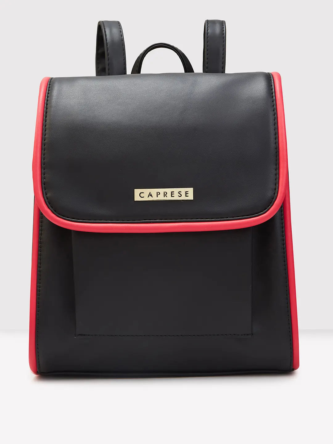 Luxury Bags Caprese Gracie Backpack Medium Black