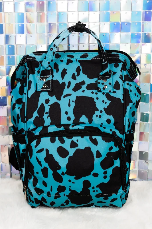 Chic Bags For Office Professionals And Urban Dwellers Turquoise Milkin' It Diaper Bag Backpack