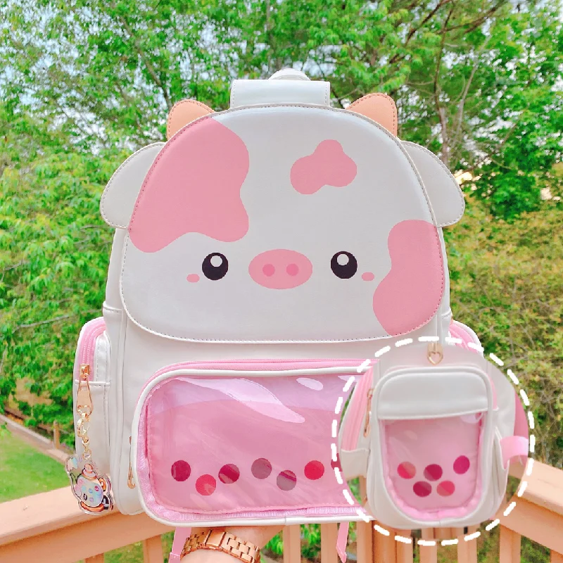 Discounted Designer Bags For Clearance Events Strawberry Cow Boba Ita Backpack