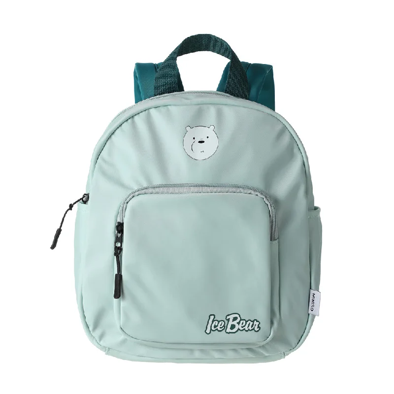 Urban Bags For City Life And Streetwear Fashion We Bare Bears Collection 5.0 Backpack(Light Green)