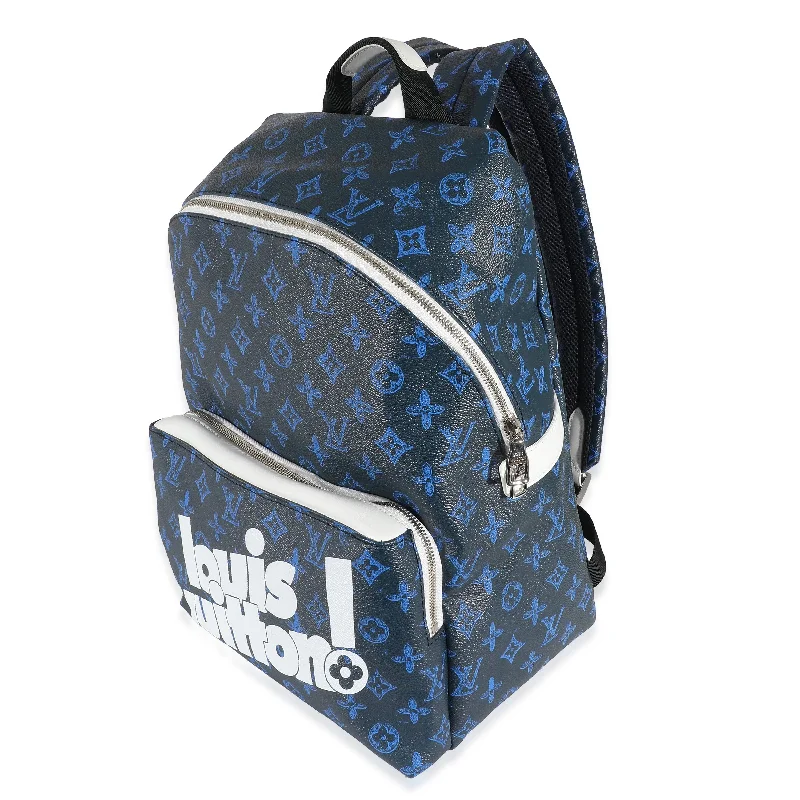 Seasonal Sale Bags Blue Monogram Canvas Everyday Discovery Backpack