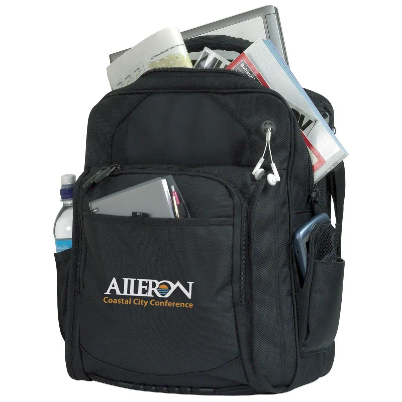 Lightweight And Functional Bags For Travel And Work Atchison Black Ballistic Computer Brief-Pack