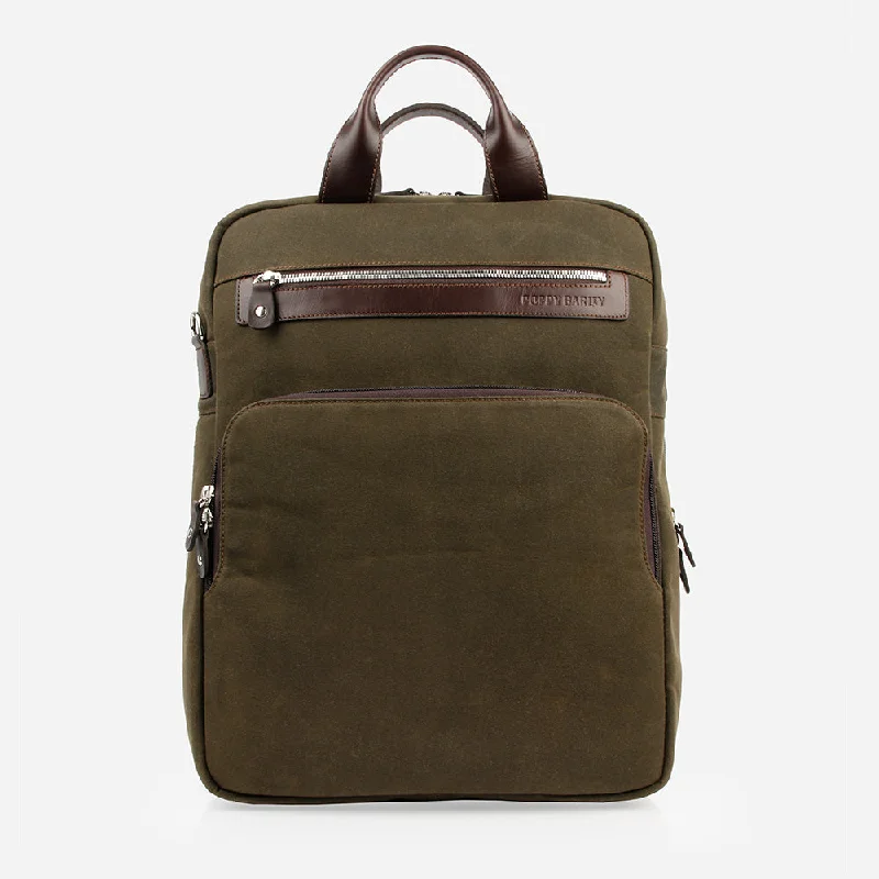 Bags For Minimalist And Functional Design The Backpack Olive Canvas