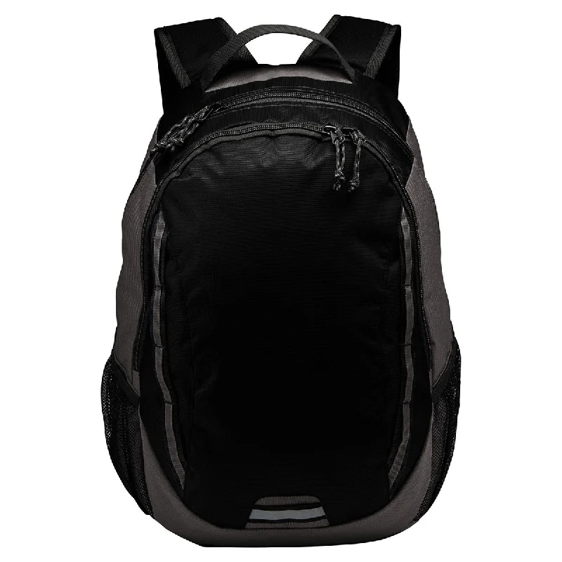 Luxury Bags Port Authority Black/Dark Charcoal Ridge Backpack