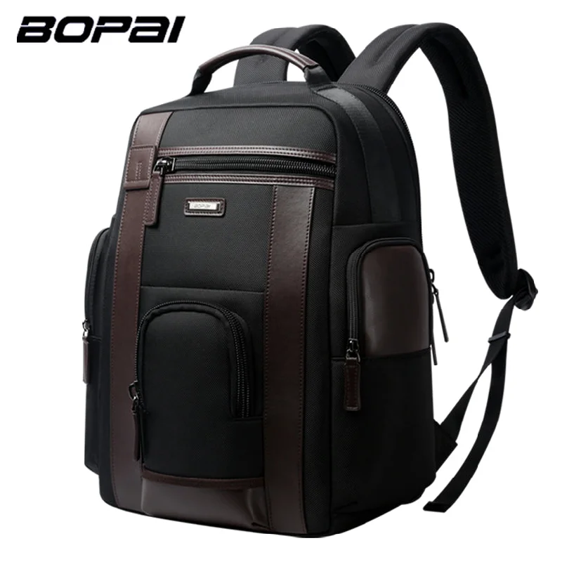 Luxury Bags For Working Professionals BOPAI Multifunction Large Capacity Laptop Backpack Anti Theft Fashion Men Shoulders Bag Travel Backpack Waterproof Drop Shipping