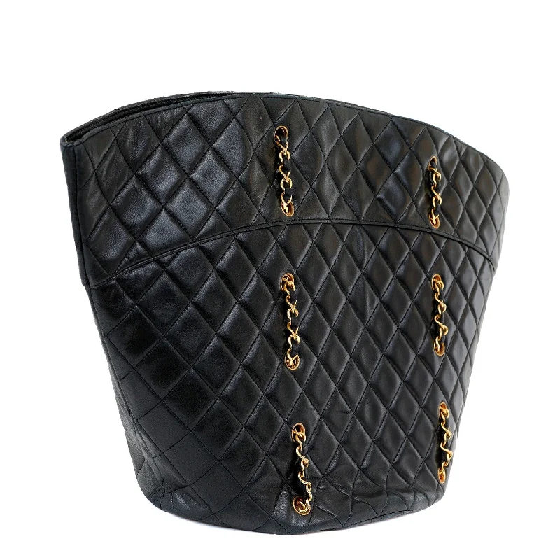 Seasonal Sale Bags Chanel Vintage Quilted Day Tote w/ Gold Hardware