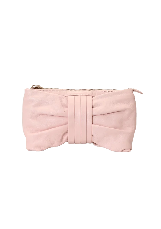 Inspired Bags For Luxury Fashion Lovers LEATHER BOW CLUTCH