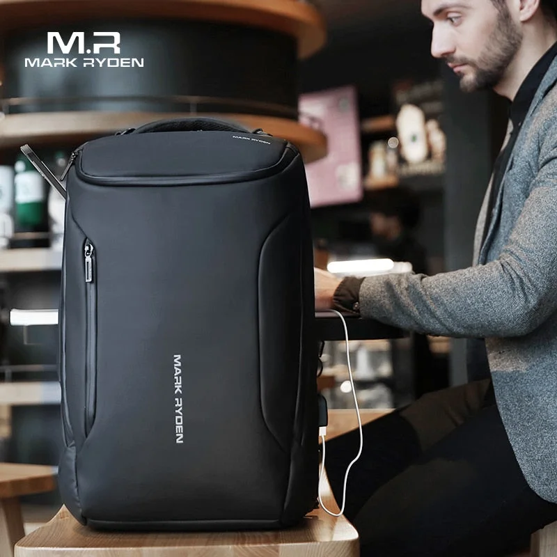 Inspired Bags For Modern Sophistication Men Backpack Multifunctional Man USB Charging Travel Bag