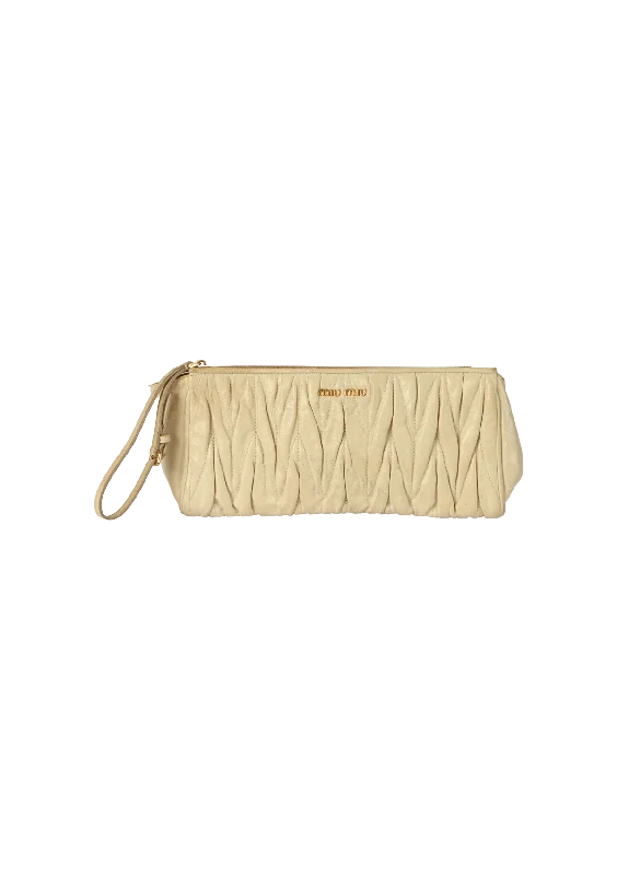 Bags With Tsa-Approved Features NAPPA MATELASSÉ WRISTLET