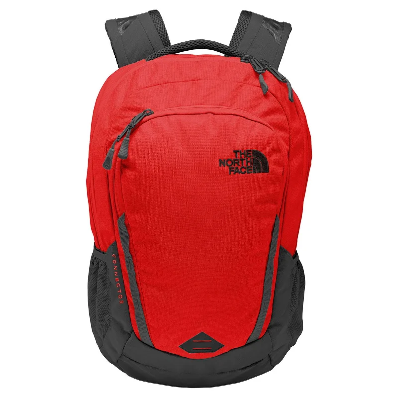 Uxury Designer Handbag Brands The North Face Rage Red/Asphalt Grey Connector Backpack