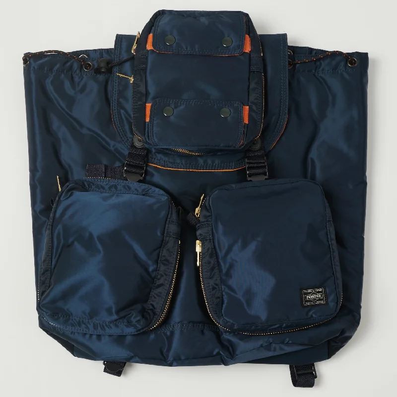 Scratch-Resistant And Luxury Sale Bags Porter-Yoshida & Co. Tanker Ruck Sack - Iron Blue