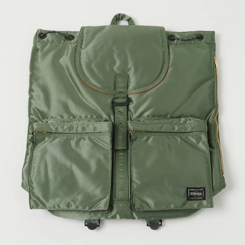 Stylish And Affordable Bags For Every Occasion Porter-Yoshida & Co. Tanker Ruck Sack - Sage Green